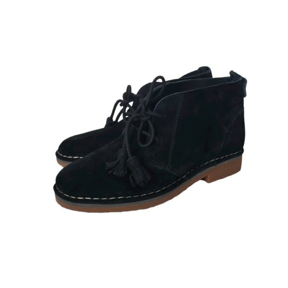 Hush Puppies Cyra Catelyn Black Suede Chukka Boots